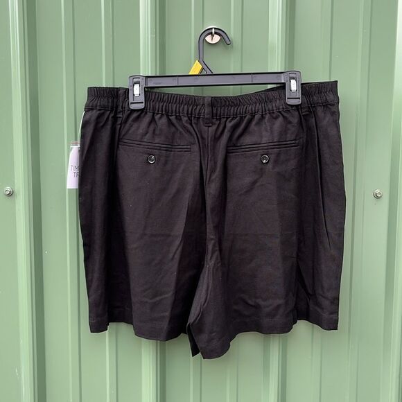 Women’s Linen Blend Shorts, 5” Inseam, Size L - Picture 3 of 8